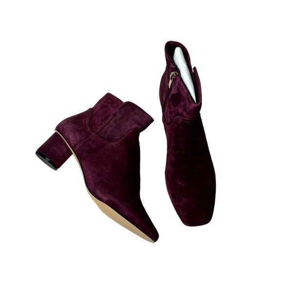 Draper James Burgundy Bethany Bootie NEW Size 7 - Picture 2 of 10